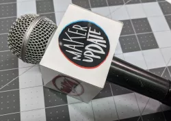 Square Microphone Flag