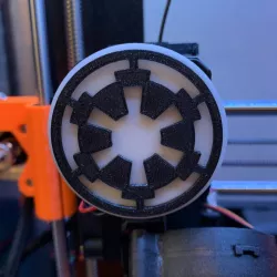 Star Wars Imperial Crest Extruder Visualizer