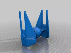 Star wars tie interceptor（generated by revopoint POP 2）