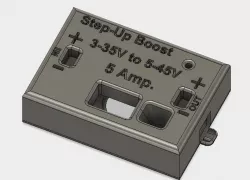 Step-up Boost module enclosure for macbook