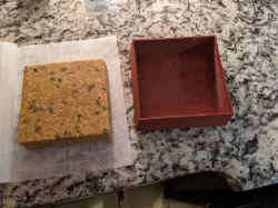Suet cake mold