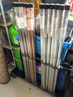 TIG Filler Rod storage tube holder