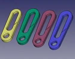 Tiny carabiner (load tested)