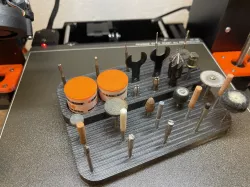 Tool holder for dremel tools
