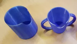 Vaso con escotadura (Cut-out glass)
