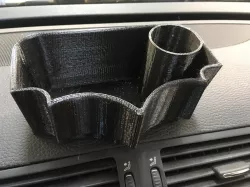 VW Passat B6 middle compartment flash light holder