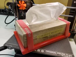 Wall mount for tissue box | Wandhalterung Taschentuchbox