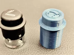 12v Car socket Cover/insert "Skoda" logo and No Logo