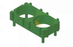 38120 LiFePO4 Battery Cell Holder with Case