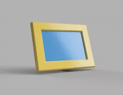 6 X 4 Photo Frame with Integral Stand and Backplate Lock (Landscape orientation)