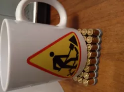 9x19mm shell Coaster