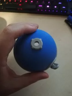 Ancient Pokéball with hole