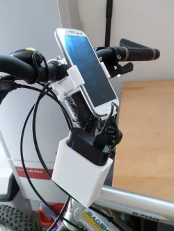 Anker PowerCore 10.000 mAh - bike holder (+ CAD-files)