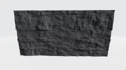 Aquarium Background - Textured Sedimentary Stonewall - 4 x 2