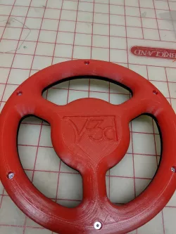 Arcade Spinner Steering Wheel Attachement