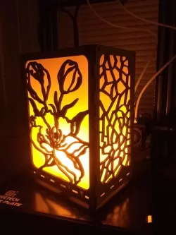 Battery Powered LED Flame Bulb Lantern