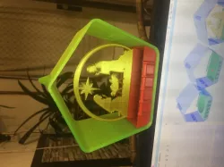 Bird feeder with nativity scene
