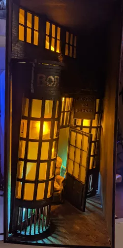 Borgin and Burke Book nook- Laser cut