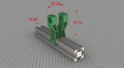Bowden Feeder Tube Holder