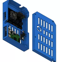Box pro elektroniku na 3030 profil Box for electronics on 3030 profile