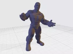 Buff Shirtless Pugilist