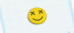 button smile