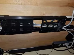 Cable Management Tray for Uplift 900 Adjustable Desk Legs - with STEP file