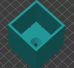 Center hole jig for square stock