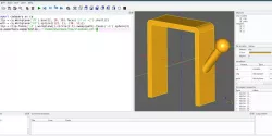 Clotheshook design in CadQuery (Python)
