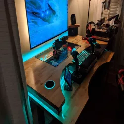 Cockpit Style PC Desk