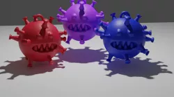 Covid Monster Decoration