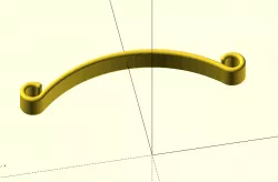 Customizable Surgical Face Mask Hook (behind ears / head)