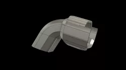 Dart Zone Horizontal Magazine Adapter for Accelerator, Velocity. Titanium