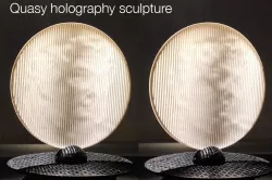 David. 3D printed quasi-holography