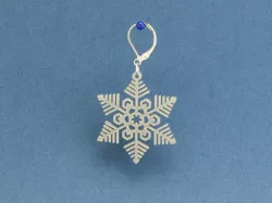 Earrings Snowflake 3