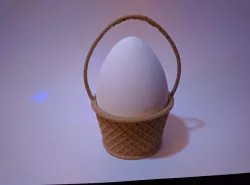 Easter Egg Basket Display