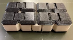 Fidget Infinity Cube v2, "OREO" edition.