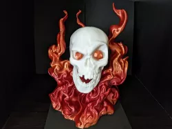 Flaming Skull