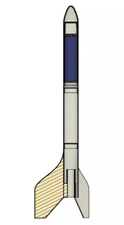 Flying Rocket Model