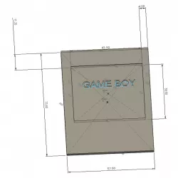 Funnyplaying IPS GBC Screen Dummy