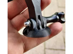 Gopro Mount plate with screw holes