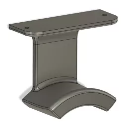 Hanging Headphone Holder (under desk mount)