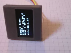 Holder for OLED display SSD1306