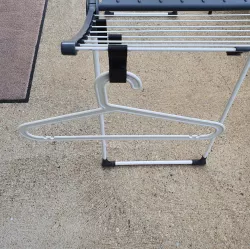 Ikea coat hanger holder for laundry rack