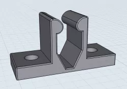 IKEA SKARSTA desk handle clip