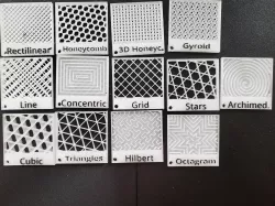 Infill samples for PrusaSlicer / Slic3r