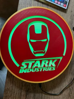 IRON MAN LAMP Shield