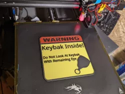Keybak Warning