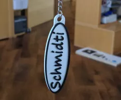 Keychain with NFC