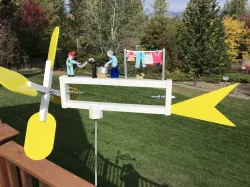 Laundry Day whirligig